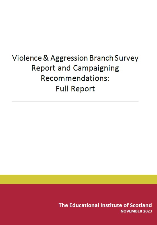 Violence and Aggression Survey Front Cover