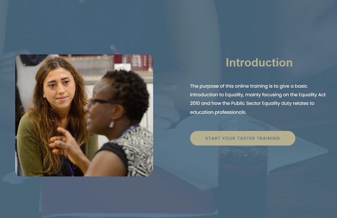 Equality Taster Training | EIS