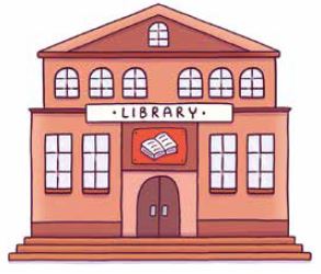 Drawing of a Library