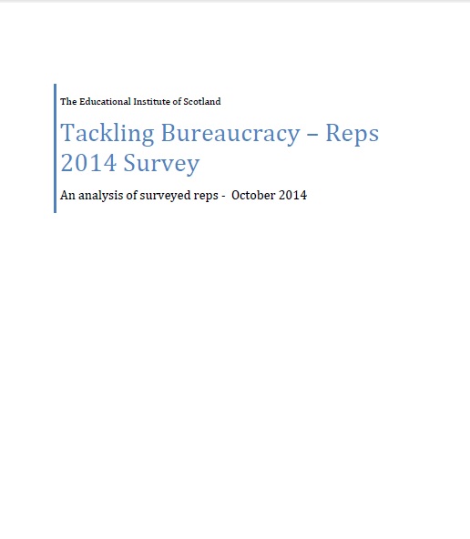 Tackling Bureaucracy Reps Survey 2014 | EIS