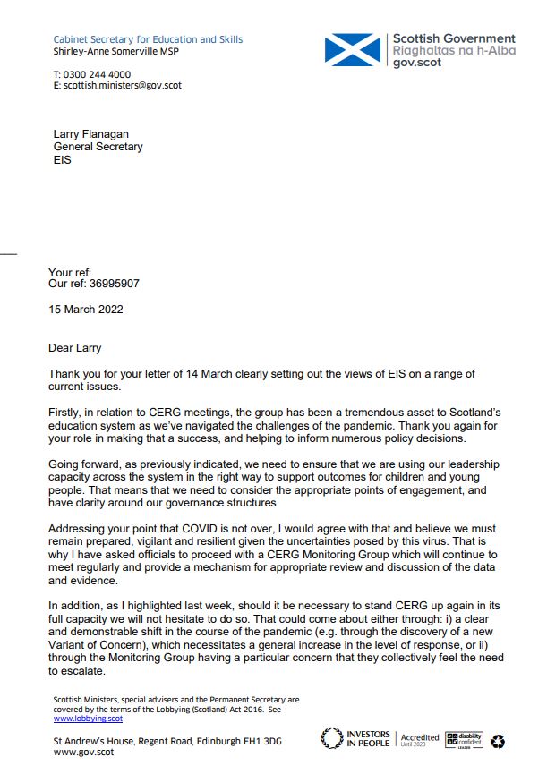 EIS Letter