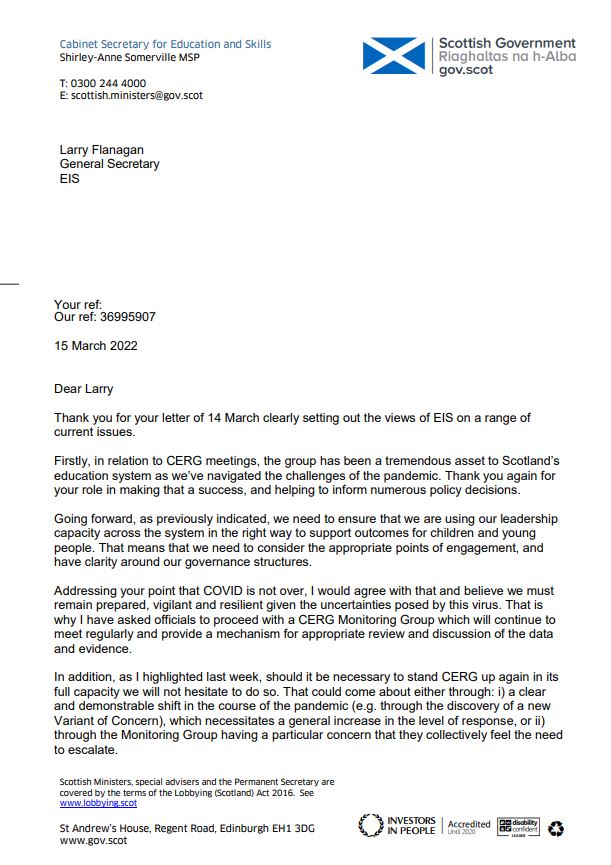 EIS Letter