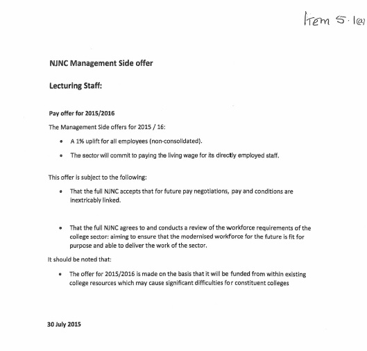 NJNC Management Side Offer 30.07.15 cover and download